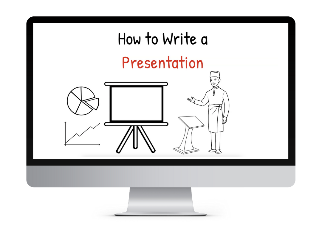 how to write write a presentation